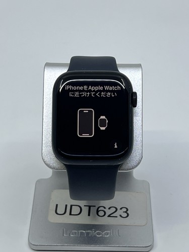 Apple Watch Series 8 45mm Cellular Midnight Aluminum Case Midnight Sport Band - Picture 1 of 10