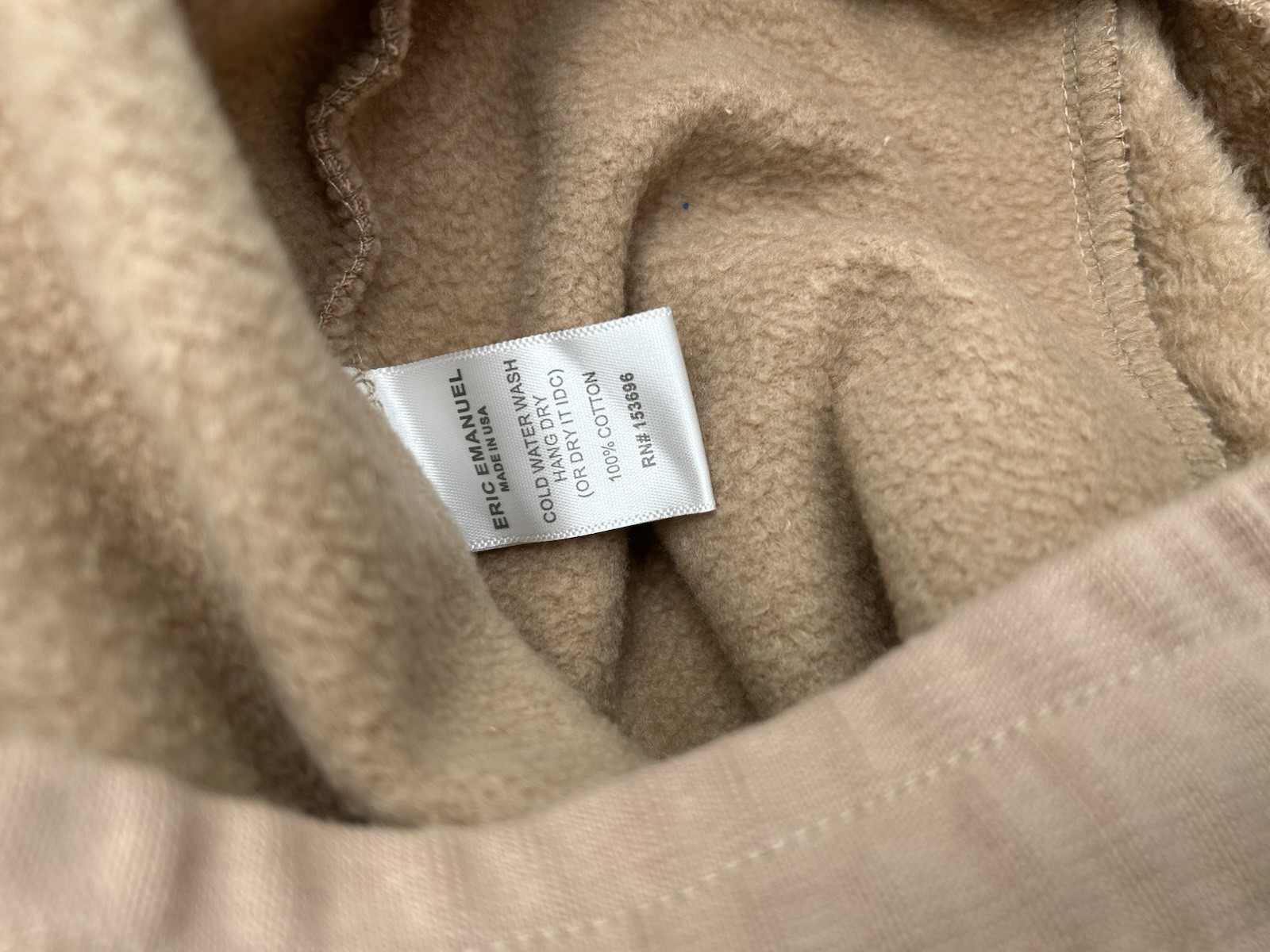 Eric Emanuel EE Basic Sweatpants Cuffed Brown Siz… - image 11