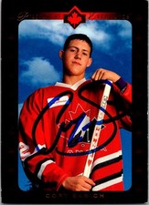 Cory Sarich 1995-96 Upper Deck #519 Canada Auto Hand Signed