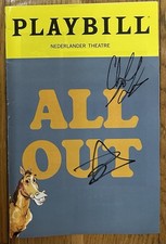 All Out Signed Playbill (Signed by Ben Schwartz and Clyde Lawrence)