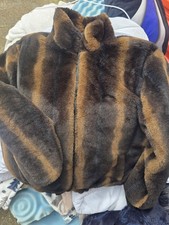 Women's Vintage Faux Fur Jacket S/M
