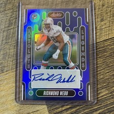 2024 Panini Absolute Richmond Webb Legends Signatures Blue Auto #/35