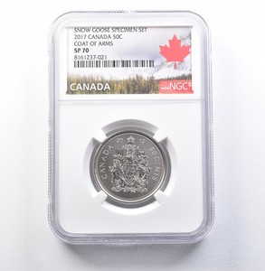 2017 Canada 2 Dollars Snow Goose Specimen Set Polar Bear SP70 NGC a5932