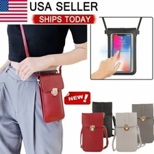 Women Cell Phone Purse Bag Shoulder Strap Touch Screen Cross-Body Pouch Wallets