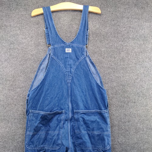 Liberty Men's Carpenter Denim Bib Overalls Coveralls Blue 34x25 Workwear - Picture 6 of 11
