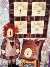 PATTERN Raggedy Ann Doll Raggedy Ann Pillow Raggedy Quilt NEW Whistlepig Creek