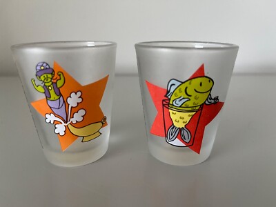 2 X SPELLS SHOT GLASSES BY DOWNSPACE