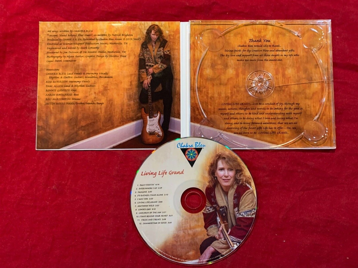 洋楽 chakra blue CD CHAKRA BLEU LIVING LIFE GRAND 5TH CD FROM AMERICANA ROOTS SINGER