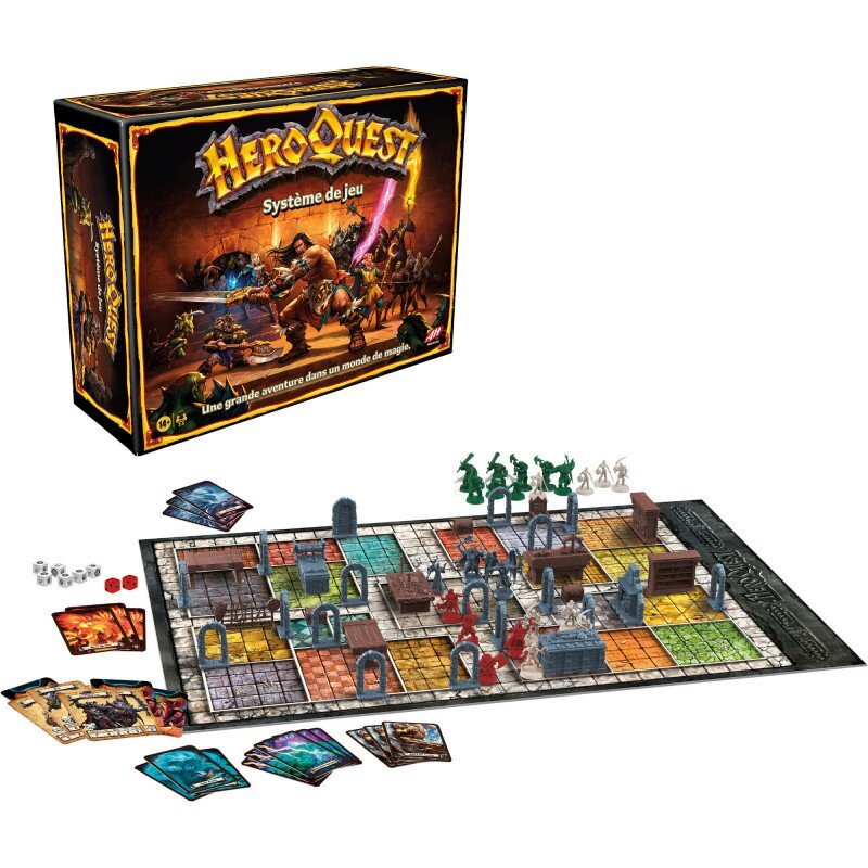 HeroQuest Hasbro jeu d'aventure pour vos soirees jeux en famille