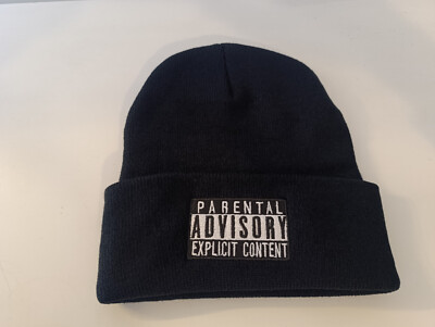 Parental Advisory Explicit Content Beanie Wollmütze