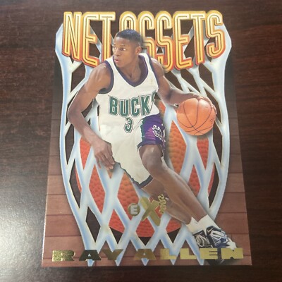 1996 EX 2000 Ray Allen Net Assets Insert Rookie RC #1