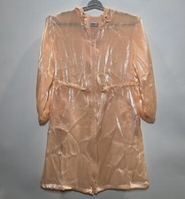 Women's Cinched Waist Hooded Parka Organza Jacket - Future Collective Peach 3x