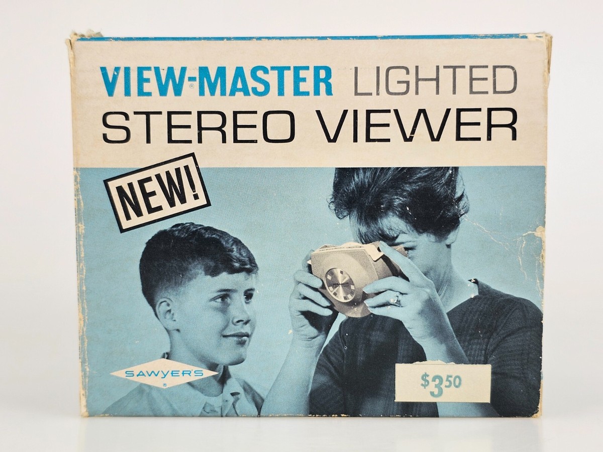 Model H Sawyer's Lighted View-Master Stereo Viewer Open Box