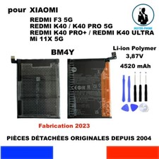 BATTERIE ORIGINALE XIAOMI BM4Y REDMI F3 K40 5G PRO PRO+ Mi 11X 4500mAh 3,87V OEM