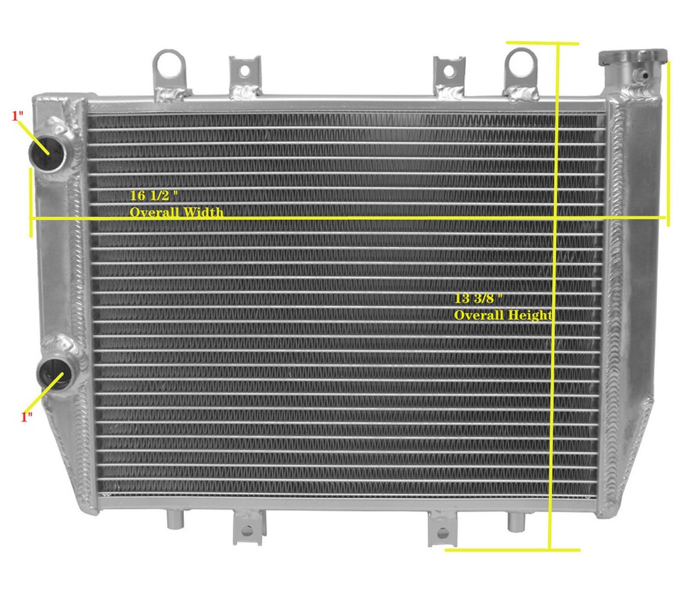 Fit Kawasaki Brute Force 750 KVF750 4x4i EPS Cooling Aluminum Radiator 2015-2020