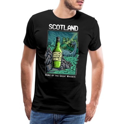 Scotland: Home of the Great Whiskys Männer Premium T-Shirt