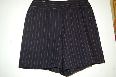 VINTAGE WOMEN RALPH RALPH LAUREN SHORTS SIDE BUTTON CLOSURE RAYON 