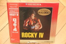 Rocky IV 1985 Laserdisc LD NTSC JAPAN OBI Drama Stallone Stallone