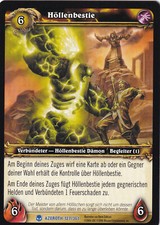 World of Warcraft TCG Azeroth 127 Höllenbestie Rare NM