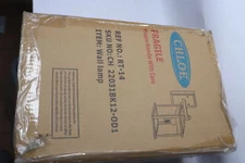 Chloe Lighting Tristan Transitional Outdoor Wall Sconce Black 1-Light 12" H