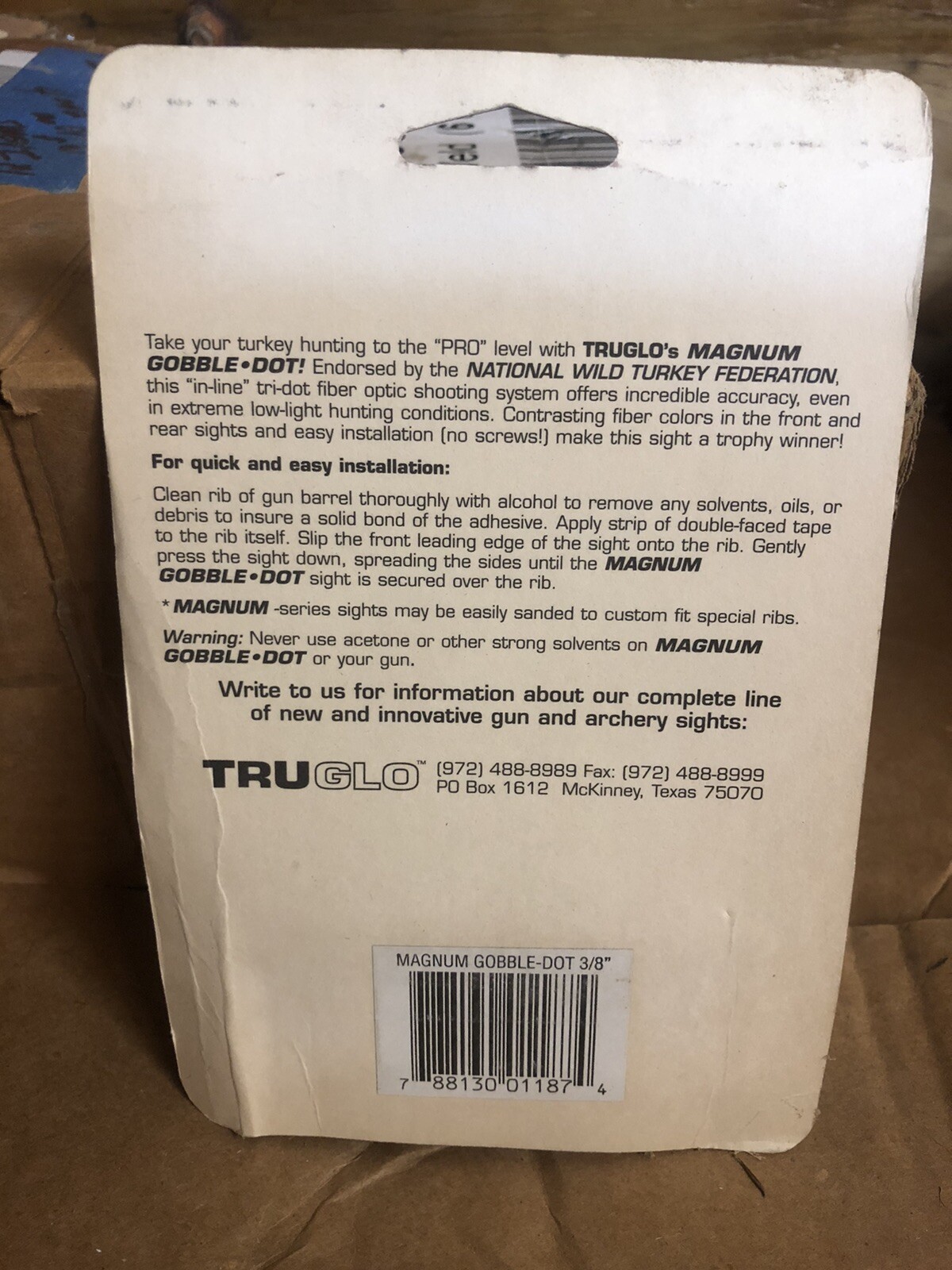 TRUGLO Magnum Gobble Dot Pro Mossberg Mossberg 3/8in Vent Rib Shotgun