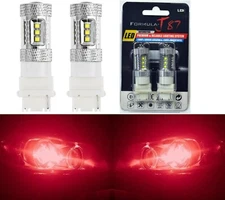 LED Light 80W 3156 Red Two Bulbs Back Up Reverse Replacement Fit Upgrade Show