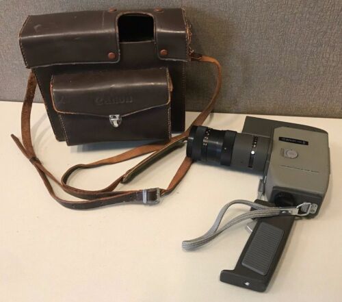 Vintage Canon 8MM C-8 Trigger Grip Japan Camera W/ Bag  - Picture 1 of 12