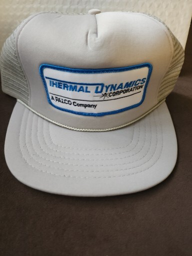 Thermal Dynamics Embroidery Gray Cotton Ballcap Hat Baseball Adjustable. H2