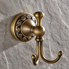 Antique Brass Bathroom Accessories Set Bath Hardware Coat Towel Hook sba491