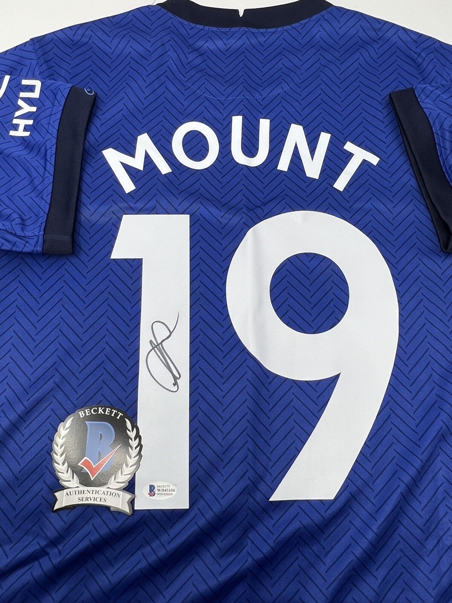 chelsea - メイソン マウント 直筆サイン付き写真 MOUNT  証明書有り Mason Mount Signed Pre Printed Autograph A4 Photo Display