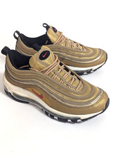 NIKE Air Max 97 QS Metallic Gold 918890 700 GS 6Y Youth Womens 8.5
