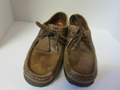 Clarks Originals 38257 WALLABEE Women Brown Beeswax Chukka 