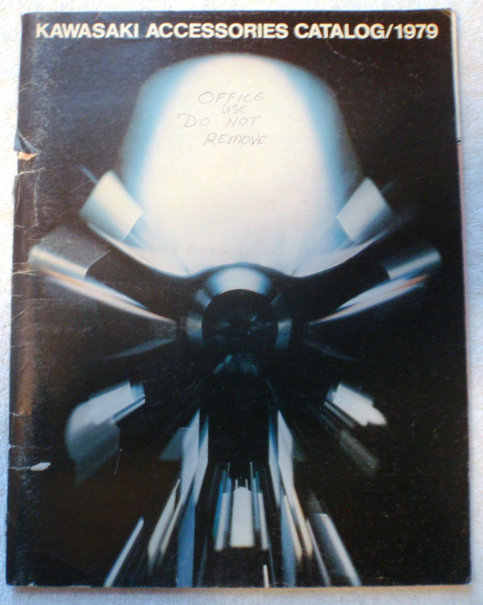 Vintage Kawasaki 1979 Accessories Catalog Original Dealership Copy