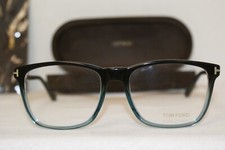 Brand New Authentic Tom Ford 5351 Black/Blue 05A 56-18-145 W Original Case 