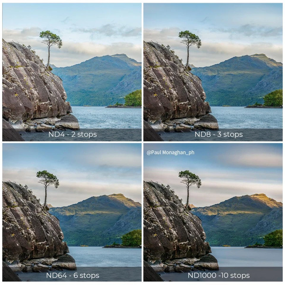 K&F Concept Lens Filter Set ND4 ND8 ND64 ND1000 58mm 67mm 77mm 82mm NANO X + Bag - Image 4 of 4