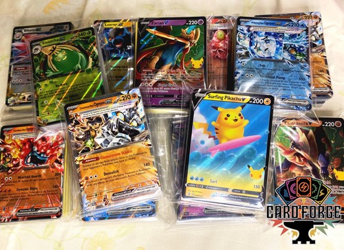 50 Pokemon Cards - 1 Ultra Rare & 5 Holo/R Holo, Guaranteed - No Duplicates - Picture 2 of 2