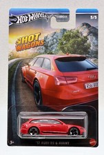 2024 HOT WHEELS Themed  ‘17 RED Audi RS6 Avant #5 Hot Wagons Diecast