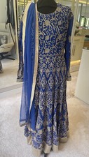 Royal Blue Indian Gown - Ref 006