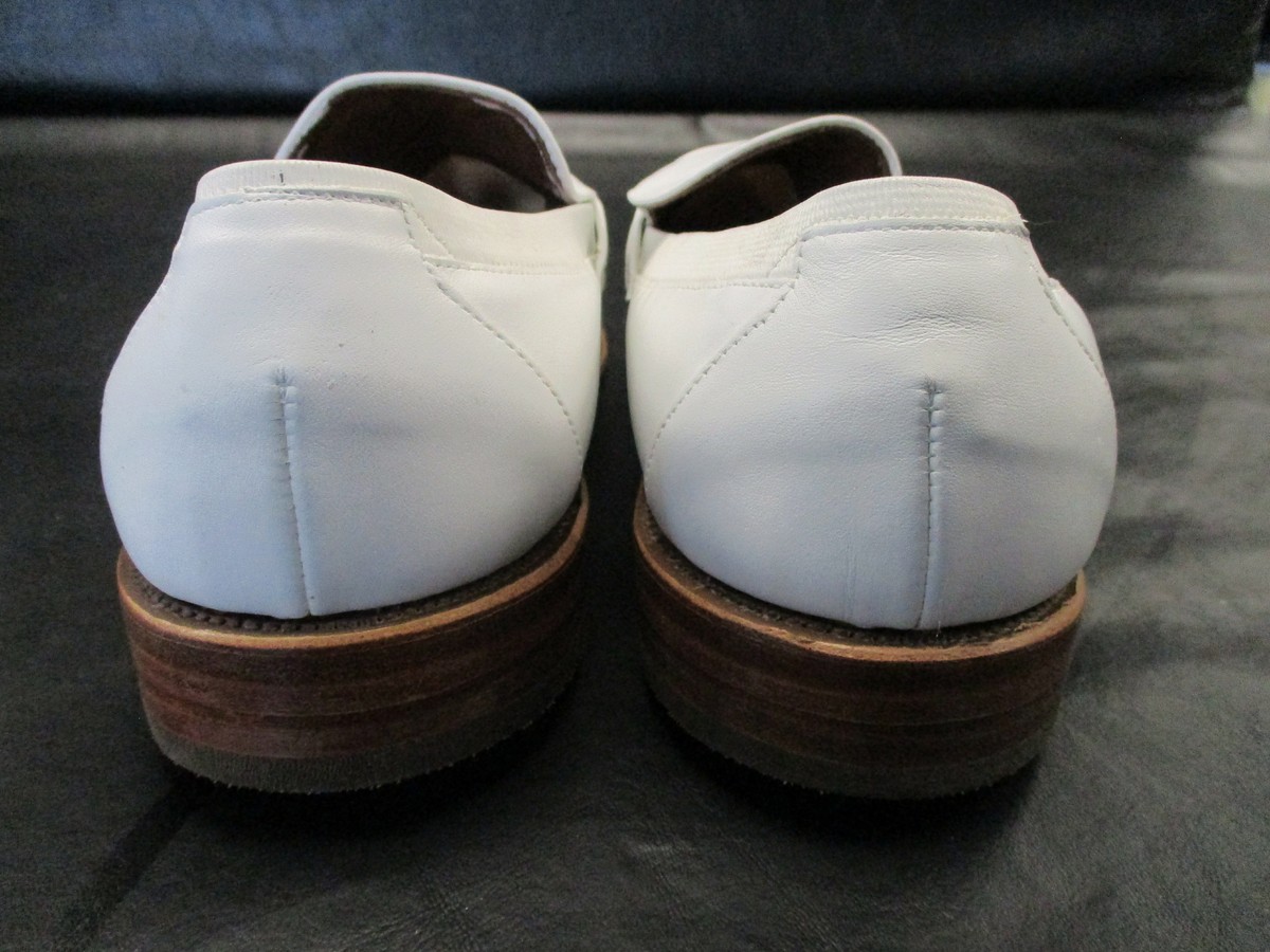 Allen Edmonds Riviera Tasseled Loafers Size 10.5 C White Alden x Brogue Floyd Tassel Loafers – BROGUE main image 2
