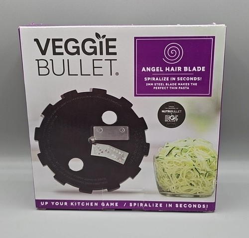 New Open Box VEGGIE BULLET Angel Hair blade Spiralize in seconds ! | eBay