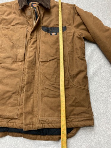 Dickies Mens size L Work Wear Jacket Coat Insulated Brown - Picture 5 of 9