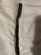 Vintage straight razor with case