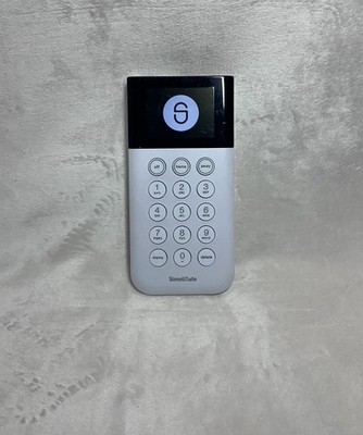 SimpliSafe SSKP3 Keypad White Wireless Touch-to-Wake Home Security GEN 3 - Used