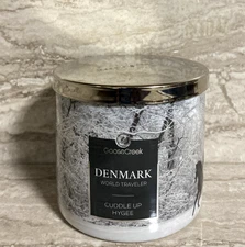 Goose Creek DENMARK CUDDLE UP HYGEE 3 Wick World Traveler Candle 14.5 oz~ Retire