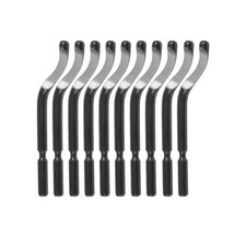 10 Spare Blades For Metal Deburring Tool Kit Burr Remover Hand Tool