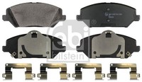Vorderachse Febi Bilstein 170637 Bremsbelagsatz, Scheibenbremse FüR Hyundai,Kia