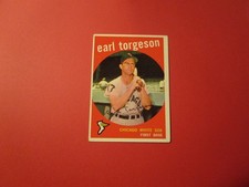 1959   TOPPS#351  EARL TORGESON  WHITE SOX      EXMT
