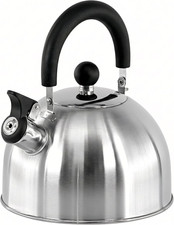 GEEZY 2.5L Stainless Steel Whistling Kettle for Gas Hob & Electric Stove Top - L