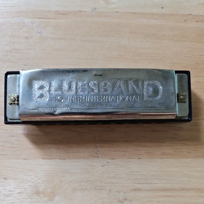 Blues Band Harmonica Hohner International Key of C Stainless Steel