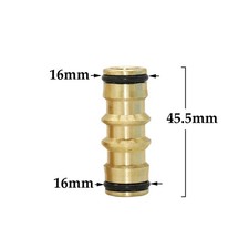 Brass Tap Connector Adaptor Universal Garden Water Fit Hose Pipe Tap Female Male